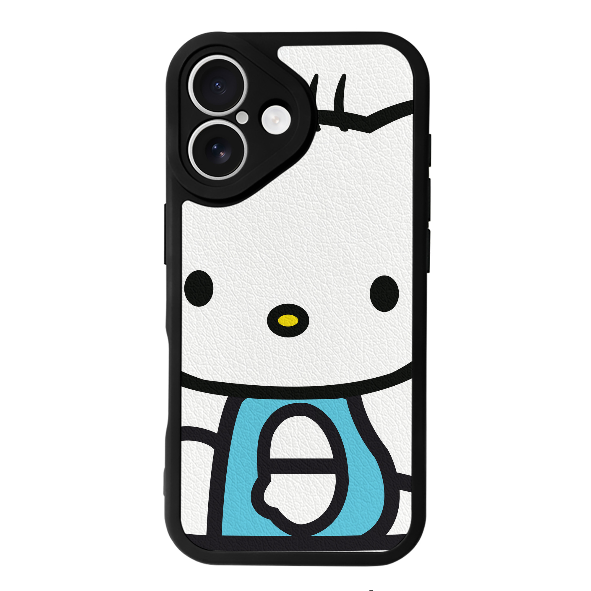 （画像用） Hello Kitty ハローキティ 【iPhone 16シリーズ対応】シリコンスマホケース（レザー調） 材質：シリコン